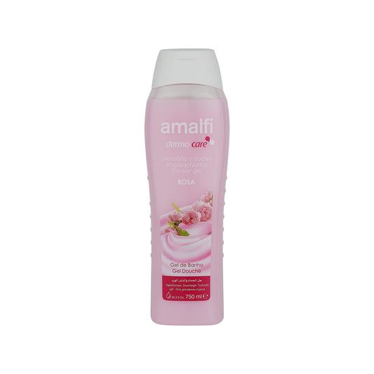 Amalfi Dermo Care Bagnoschiuma Rosa, 750 ml