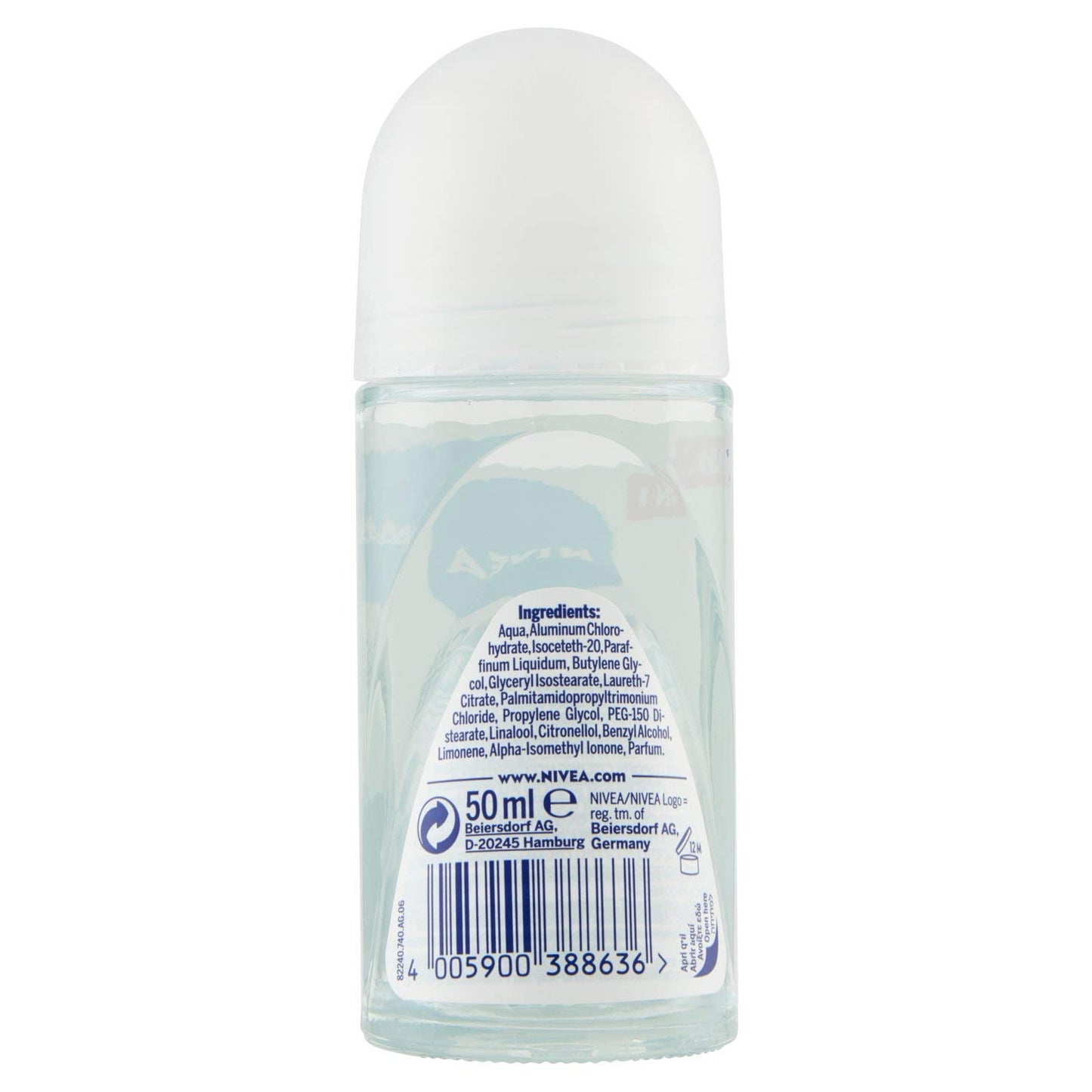 Nivea Deodorante Black & White Invisible, 50ml
