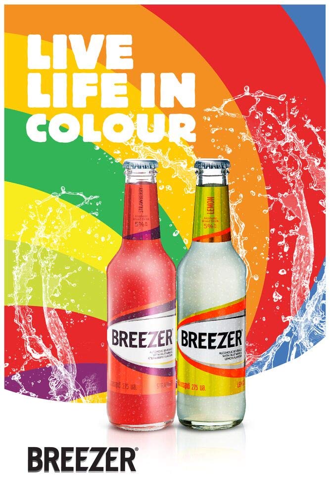 Bacardi Breezer Cocktail Aperitivo Lime 27.5 Cl, Confezione da 24 pz