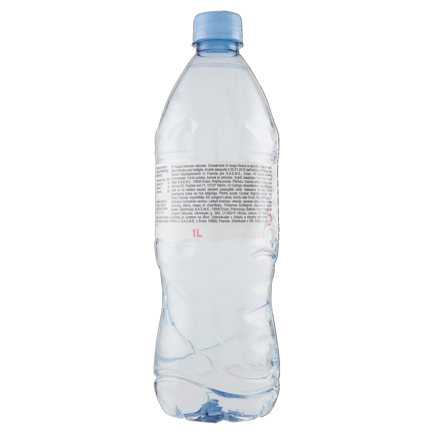 Evian Acqua Minerale Naturale, 6 x 1 L
