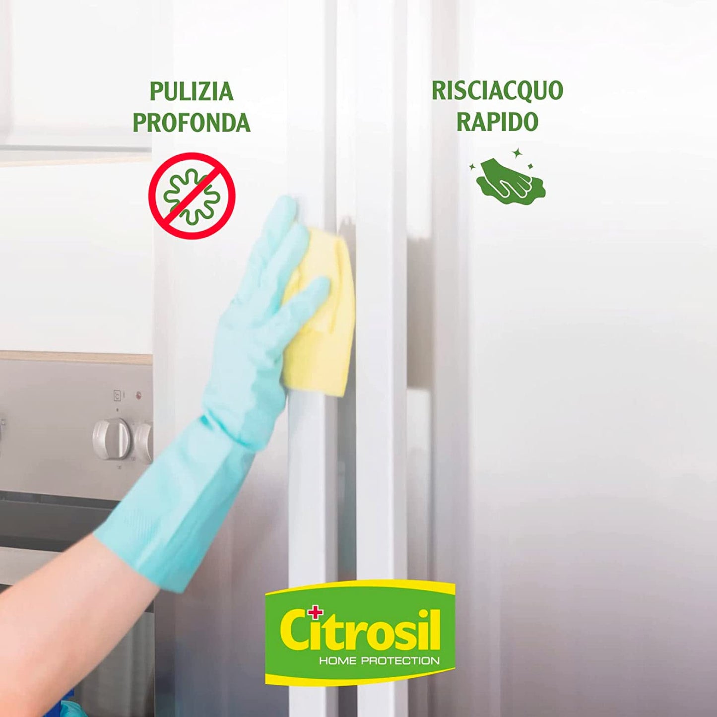 Citrosil Home Protection - Spray Igienizzante Superfici Multiuso con Vere Essenze di Tea Tree, Elimina Germi e Batteri, 650 ml x 3 Pezzi