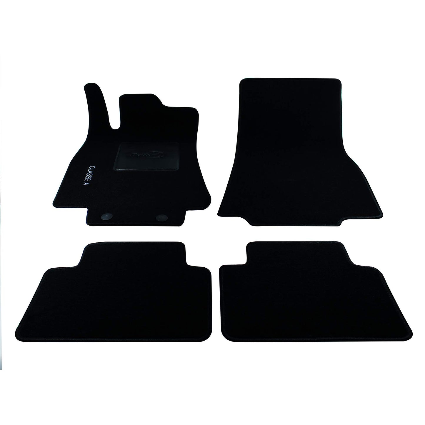 Bottari 39056 Set Tappeti Auto su Misura in Moquette per Classe A produzione dal 2004 al 2012 , Nero, 4 Pezzi