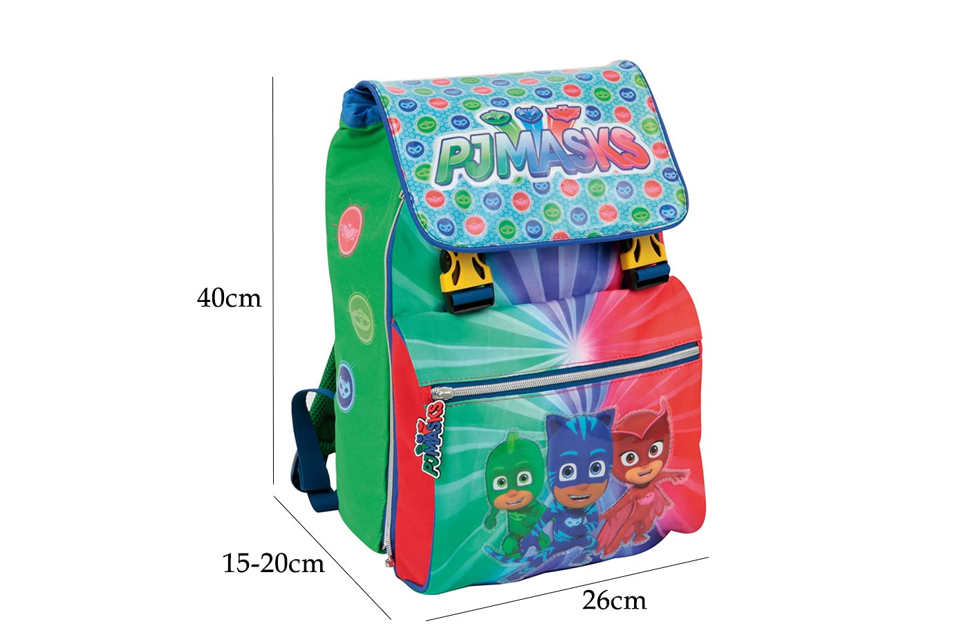 Giochi Preziosi - PJ Masks Zaino Estendibile Start Super Pigiamini