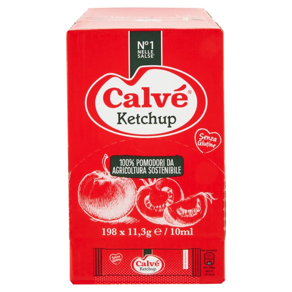 Calvè Ketchup monodose in bustina - 198X10 ml
