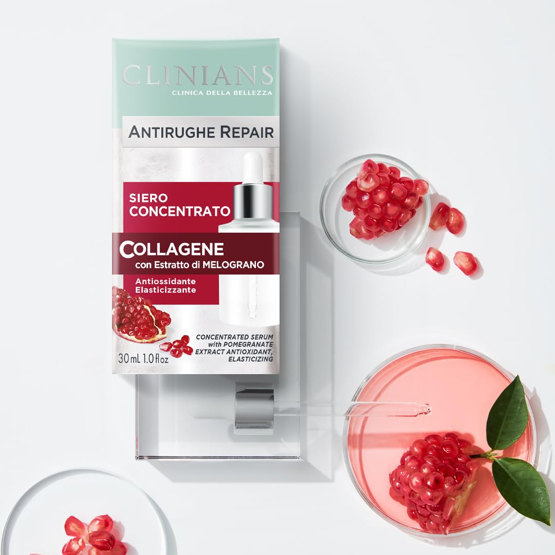 CLINIANS | Antirughe Repair Siero Concentrato, Dermatologicamente Testato, Made in Italy, 30 ml