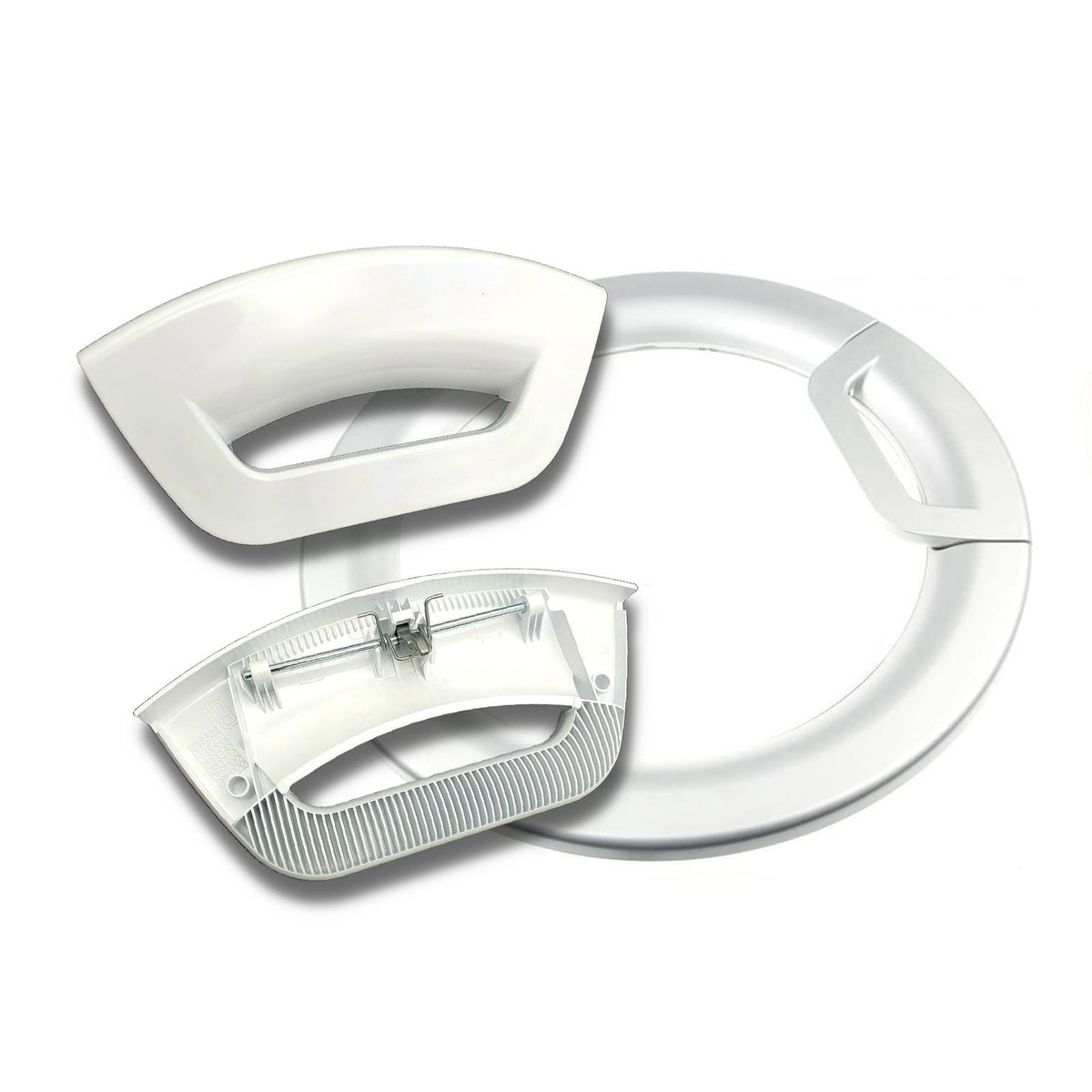 CG94 - Maniglia Oblò Per Lavatrice Kit Di Ricambio Compatibile INDE_SIT Cod.Refereza : C00507932,482000023243,482000088470,C00285747,C00287785