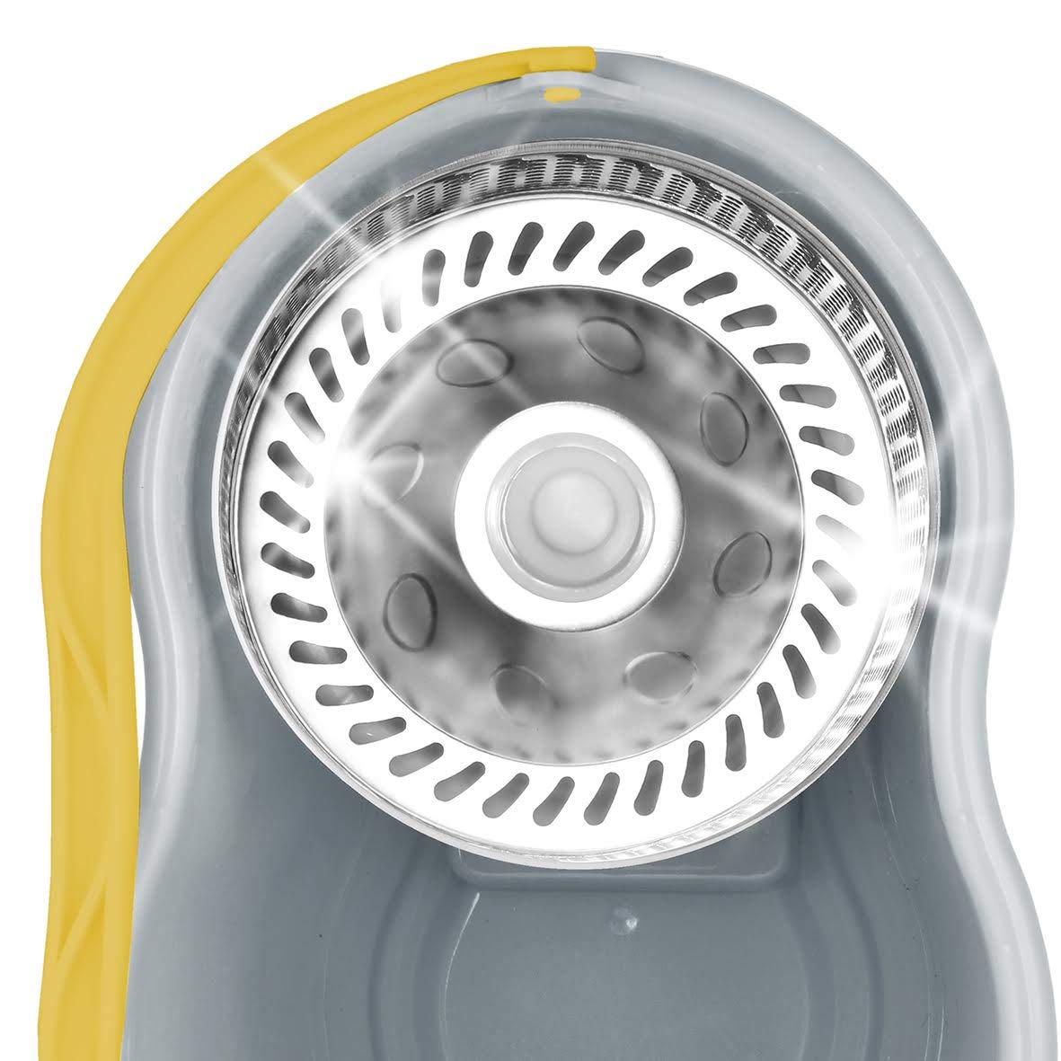 Apex Sistema Lavapavimenti con Secchio, Strizzatore a Centrifuga in Acciaio Inox, Manico e Mocio in Microfibra - Espresso Plus