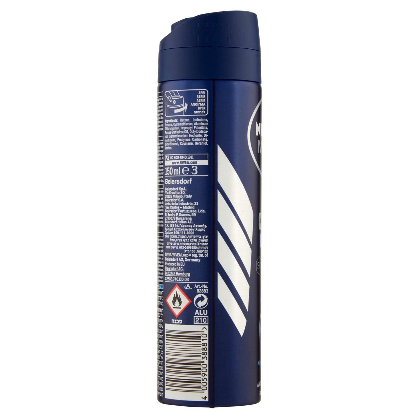 Nivea Deodorante Spray Uomo Cool Kick, 150ml