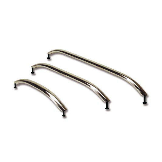 TREM-Maniglie in Tubo 25mm Ovale con Prigionieri 8mm Inox mm: 25 L mm: 300 Interasse Fori mm: 275