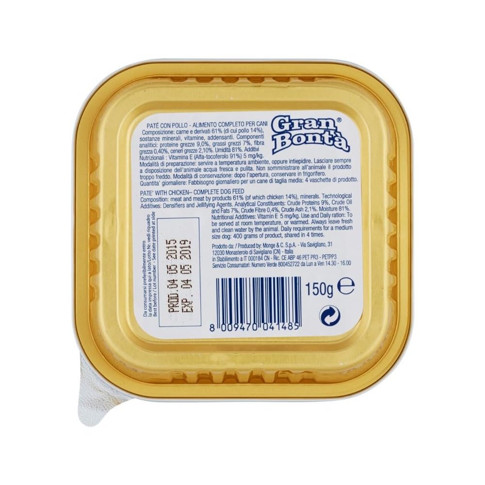Monge Gran Bontà con pollo 150 g