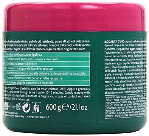 Geomar - Fango Scrub, Azione Lipolitica ed Esfoliante in un Unico Gesto - 600 g