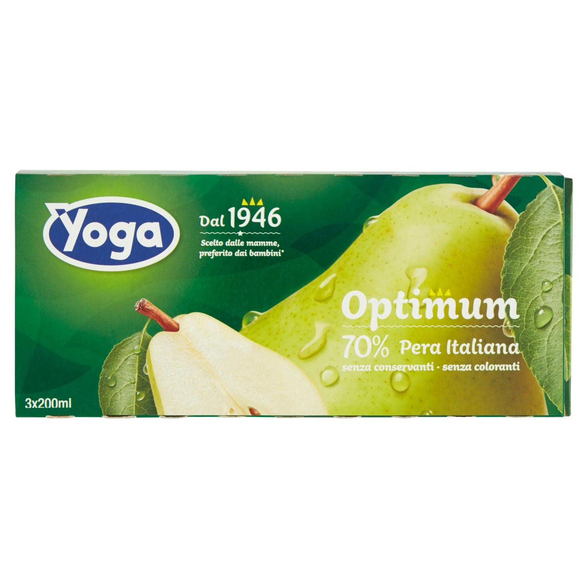 Yoga optimum 70% pera italiana 3 x 200 ml