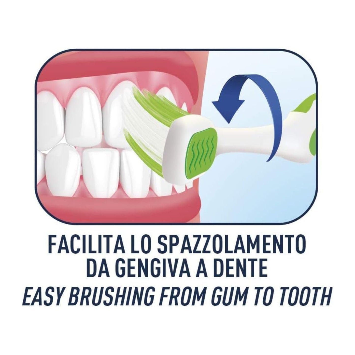 Biorepair, Spazzolino Gengive con Setole Super Soft, Antibatterico con Piliscilingua, Inibisce la Crescita Batterica Fino al 90%