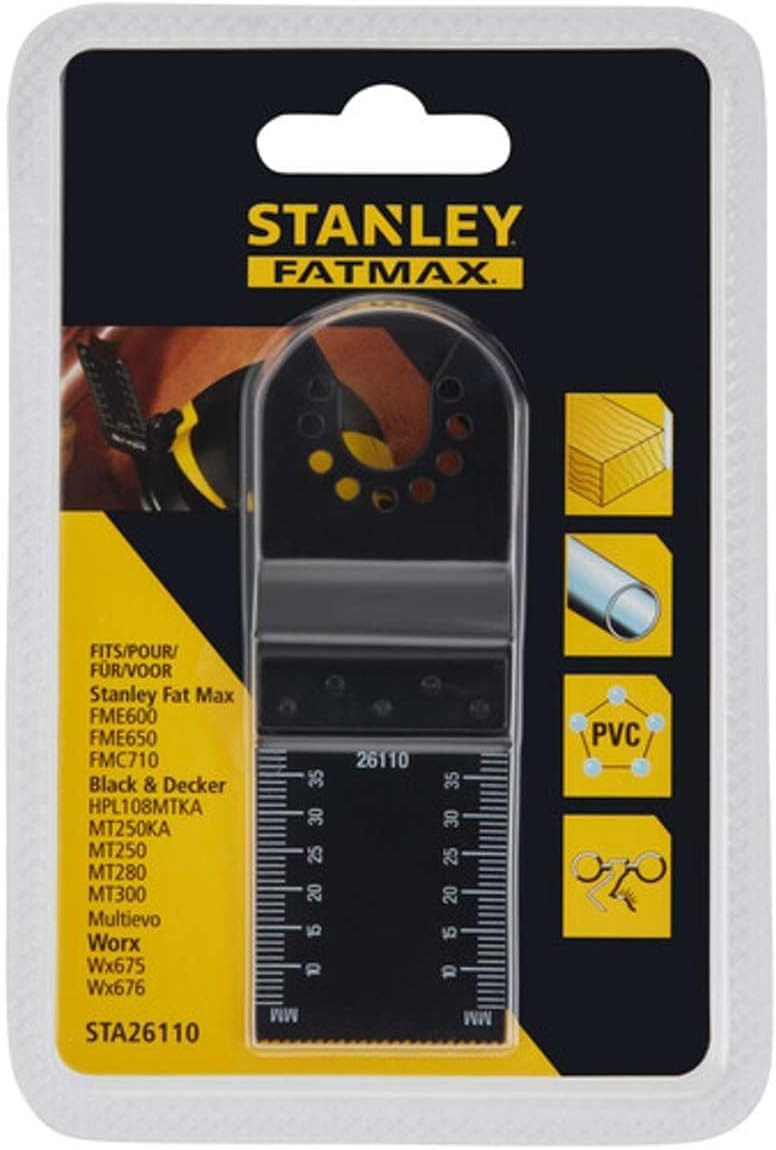STANLEY STA26110-XJ Lama di Precisione Legno e Metallo per Utensile Multifunzione Oscillante