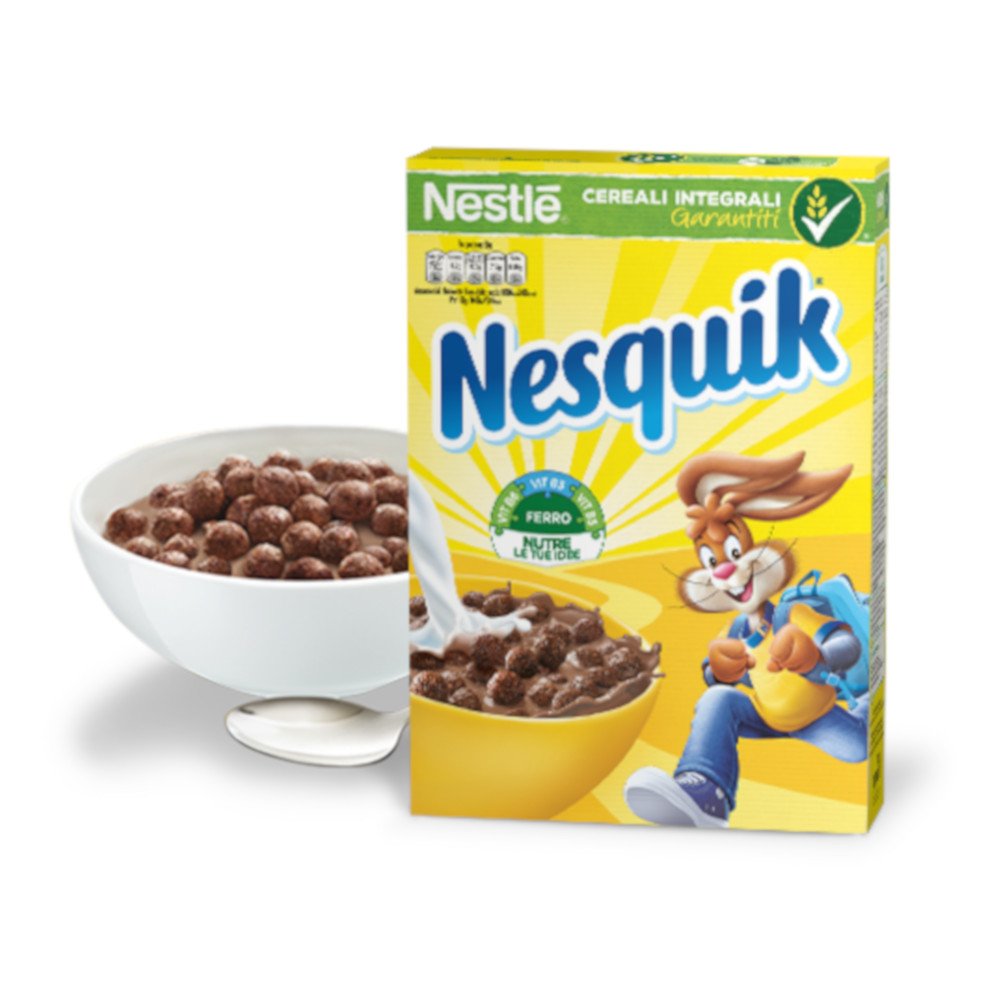 Multipack da 3 Confezioni di Nesquik Cereali Classico Palline di Cereali Al Gusto Cioccolato Ogni Confezione Contiene 330 Grammi