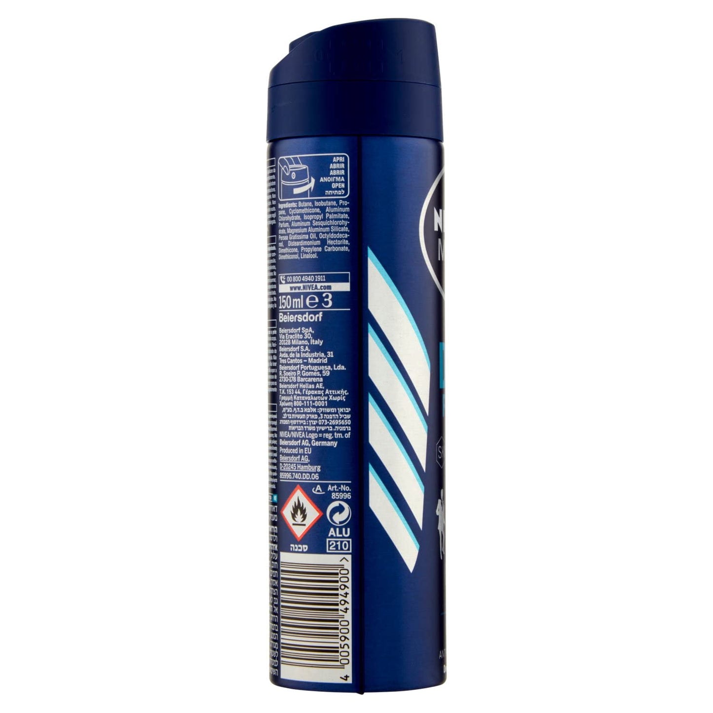 Nivea For Men Dry Fresh Bomboletta Spray 150 Ml Rp
