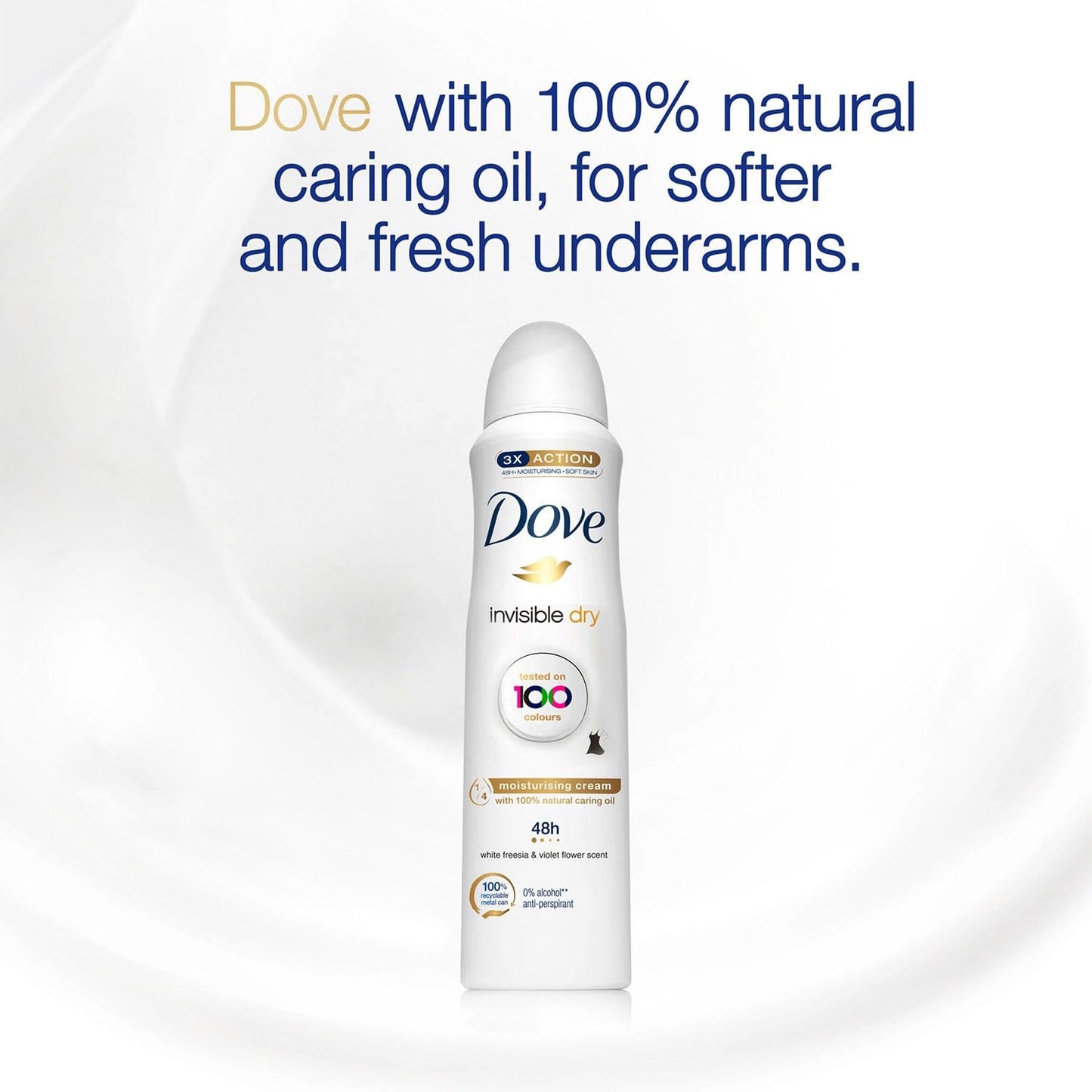 Dove Invisible Dry Spray 150 ml