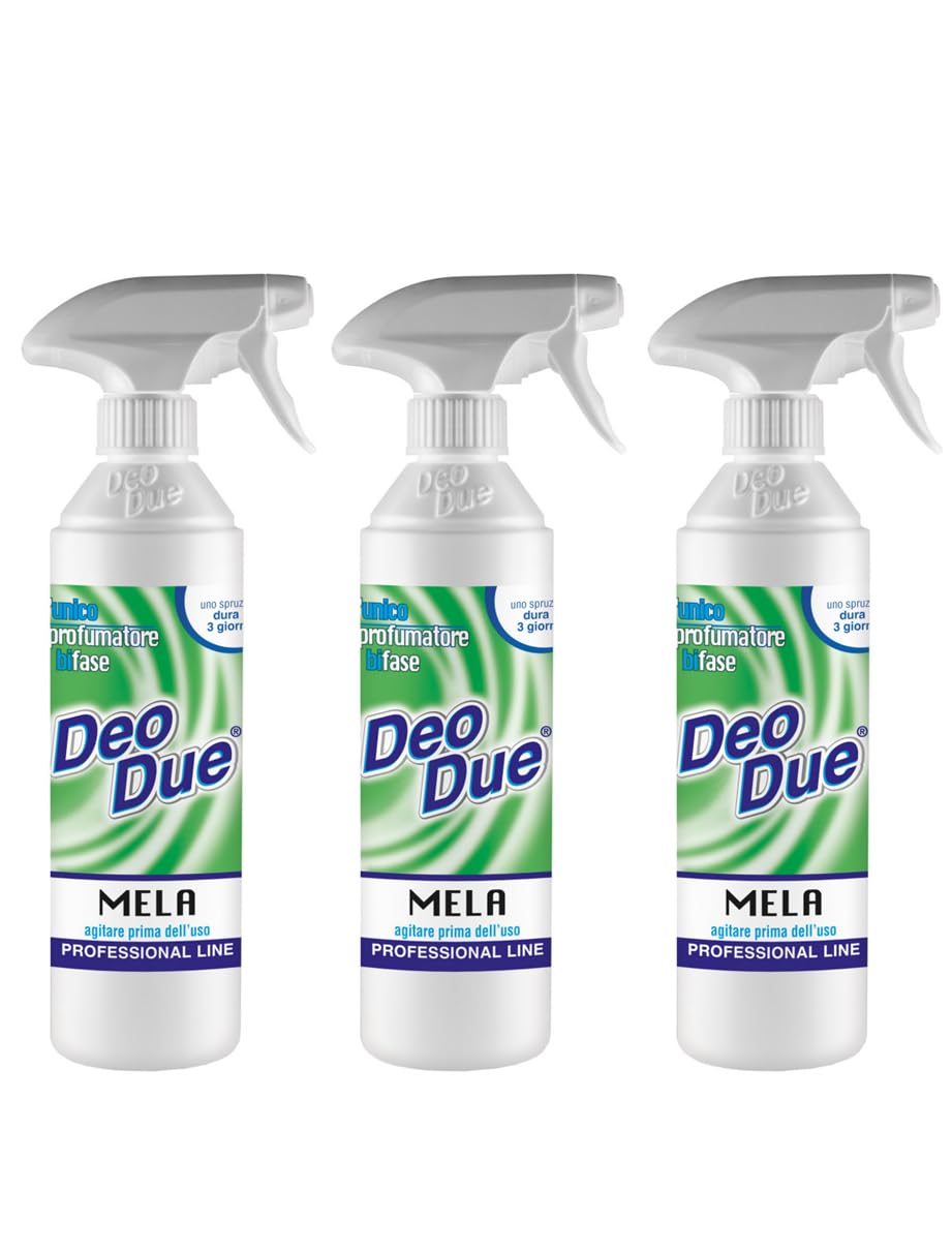 DEO DUE CHIMICLEAN PROFUMATORE MELA 500 ML CONFEZIONE DA 3 PEZZI