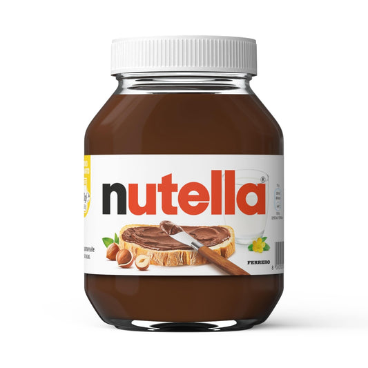 Nutella - Crema Spalmabile alle Nocciole e Cacao, Senza Glutine, Conservanti e Grassi Idrogenati, Ottimale a Colazione, Vasetto da 950 gr