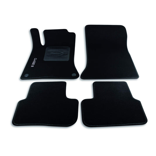 Bottari 39058 Set Tappeti Auto su Misura in Moquette per Classe B produzione dal 2011 ad oggi , Nero, 4 Pezzi