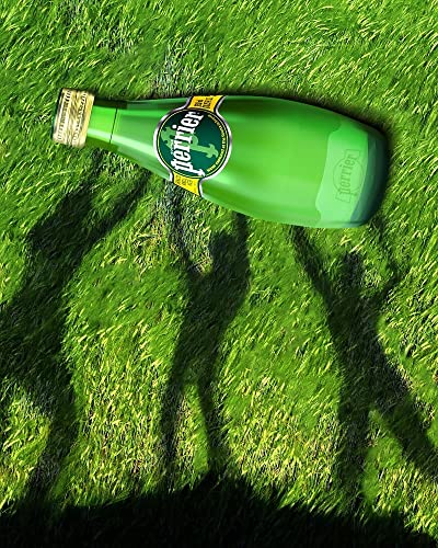 Perrier, Acqua Minerale Frizzante in Vetro - 4 bottiglie da 33cl