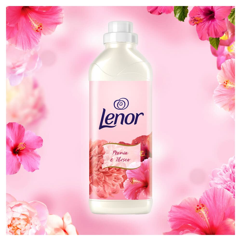 Lenor Ammorbidente Lavatrice Concentrato, 348 Lavaggi (6x58), Peonia e Ibisco, per una Freschezza Ottima e una Morbidezza ispirata alla Natura, Profuma Ogni Notte fino a una Settimana