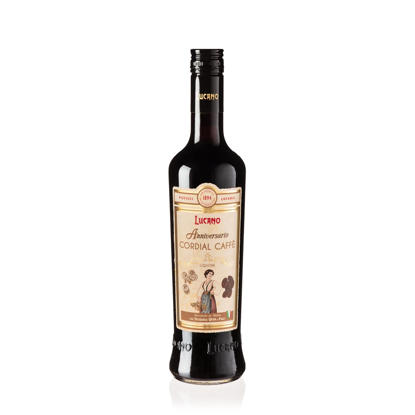 Lucano Anniversario Cordial Caffe 26% Vol - Bottiglia da 70 cl