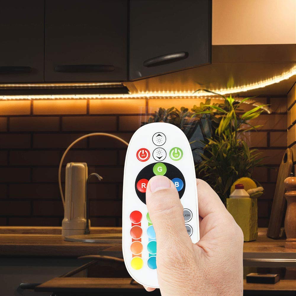 Controller Infrarosso Ir Striscia LED Rgb con Telecomando 24 Tasti