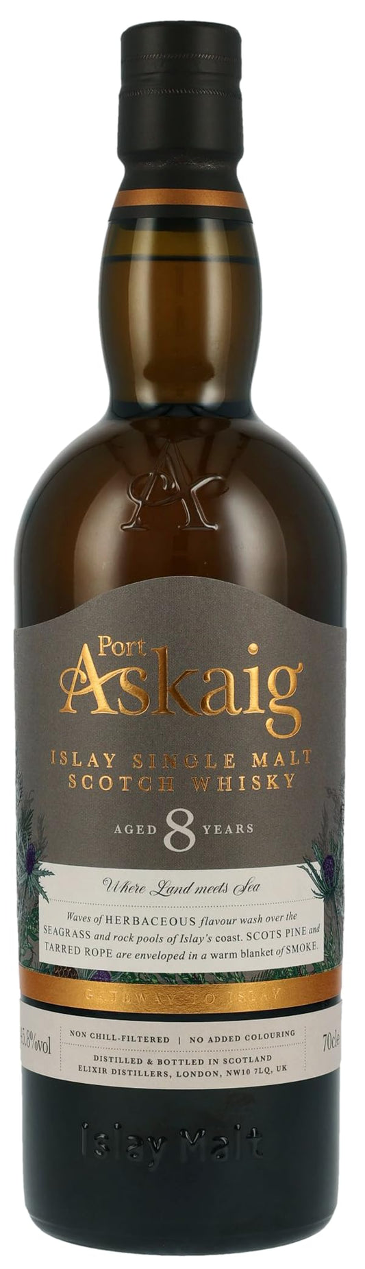 Port Askaig Islay invecchiato 8 Anni Single Malt Scotch Whisky - 700 ml