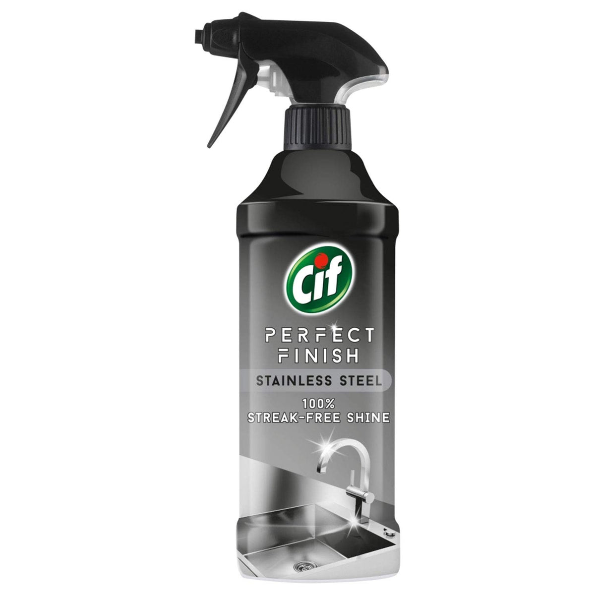 Cif Spray detergente per acciaio inox, 435 ml