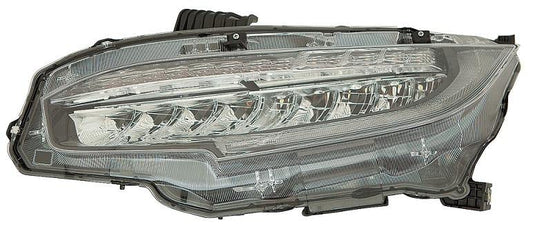 CG94 PROIETTORE A LED CON MOTORE [Lato DX] PARABOLA NERA Per Auto: CIVIC