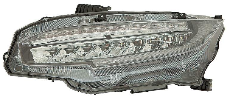 CG94 PROIETTORE A LED CON MOTORE [Lato SX] PARABOLA NERA Per Auto: CIVIC