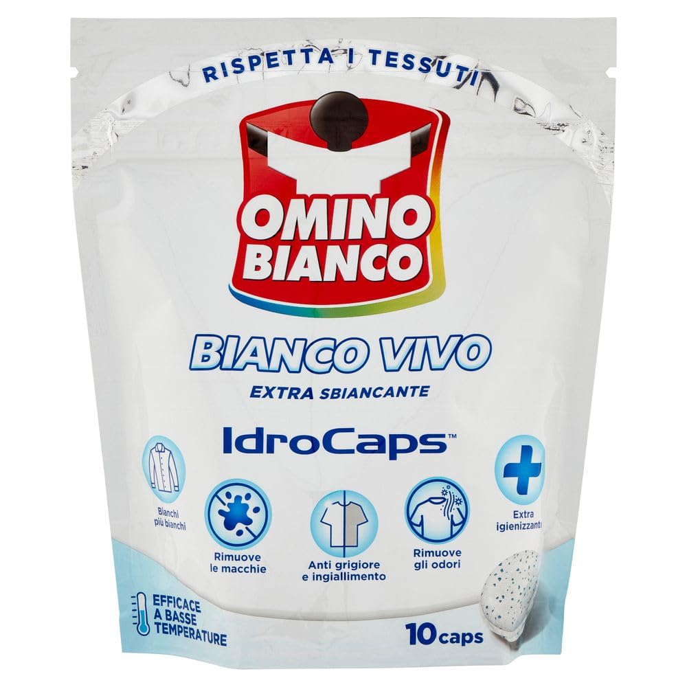 Omino Bianco Bianco Vivo Extra Sbiancante Idro Caps, 200 g