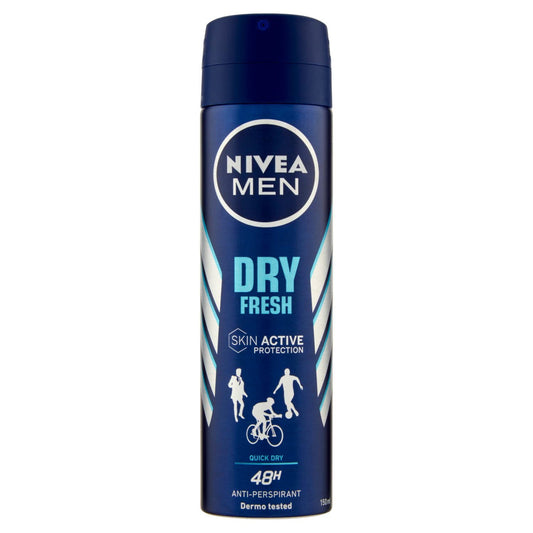 Nivea For Men Dry Fresh Bomboletta Spray 150 Ml Rp