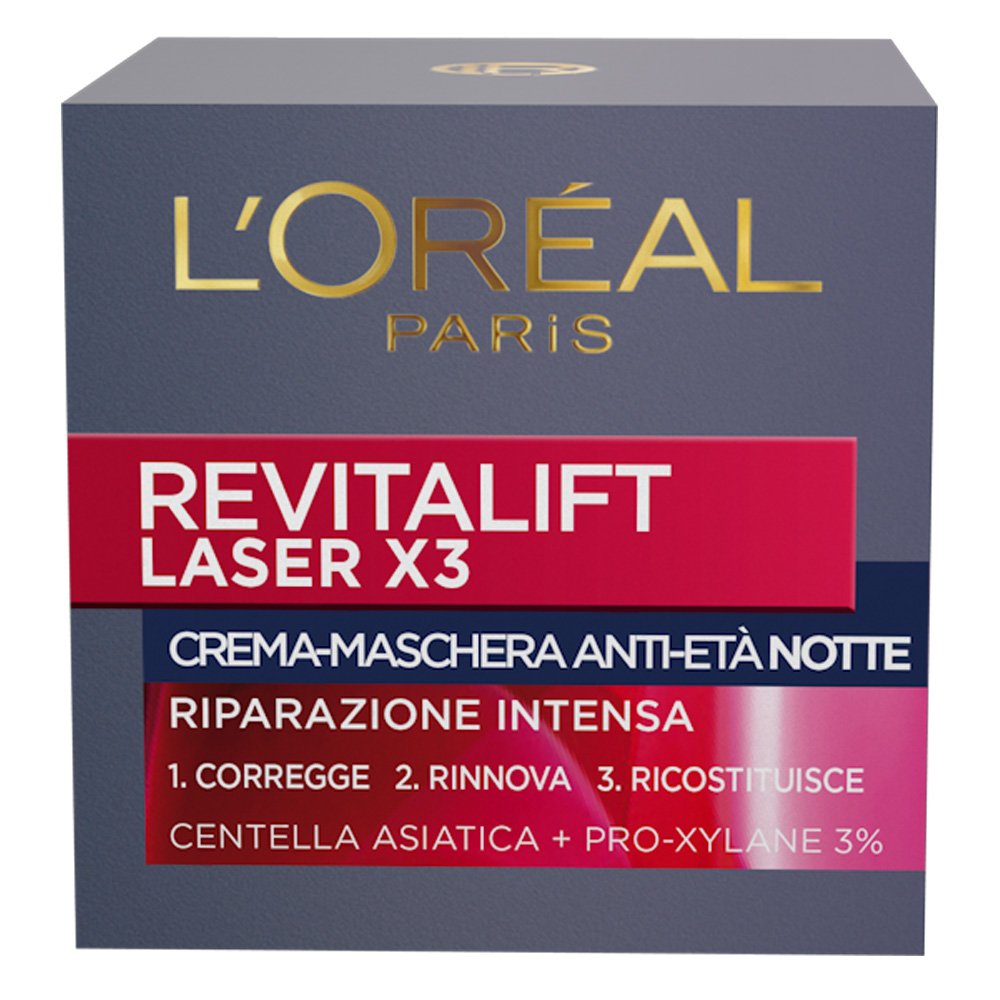 DERMO EXPERTISE Crema Viso Revitalift Laser x3 Notte 50 Ml