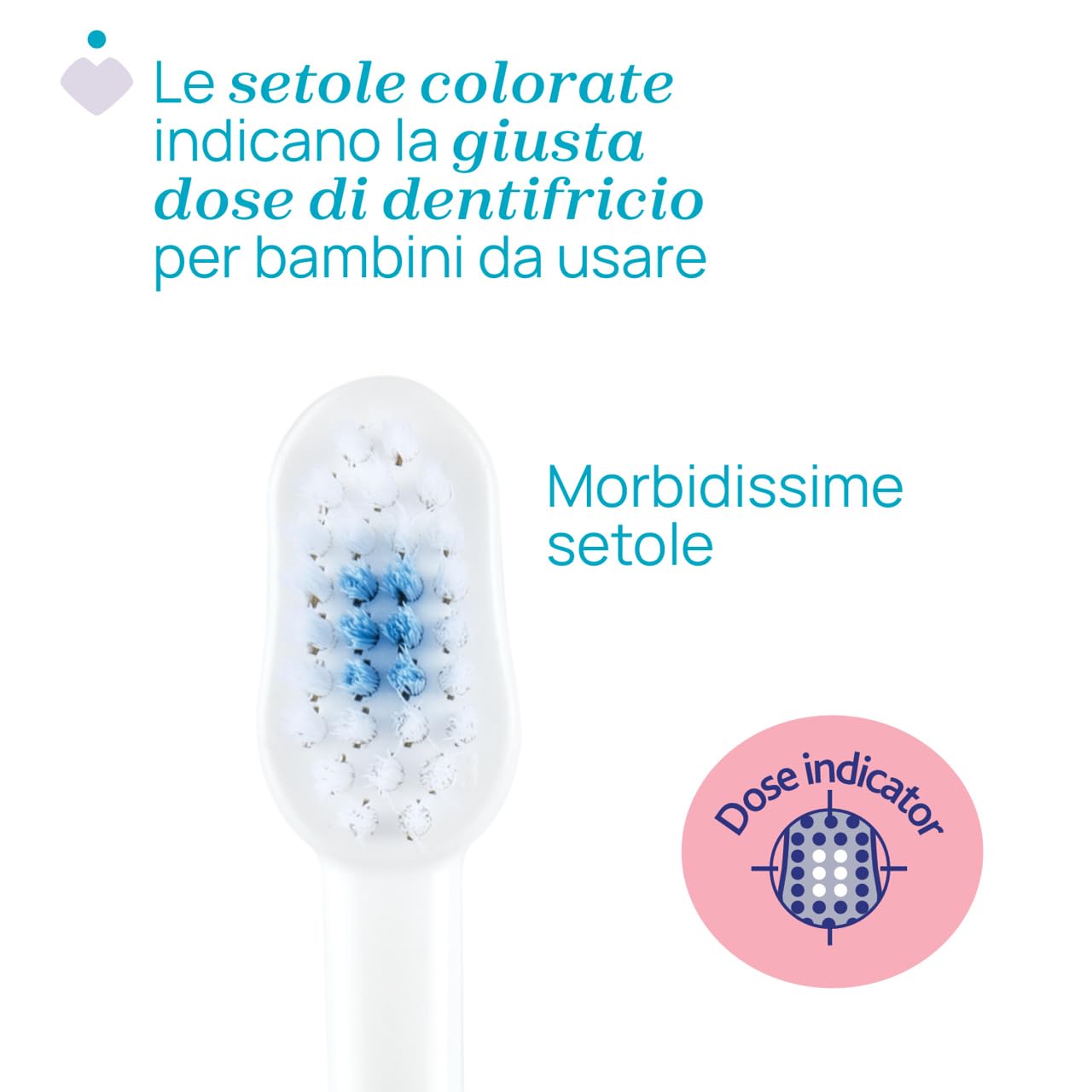 CHICCO | Spazzolino per i denti da latte. Adatto a bambini dai 3 ai 6 anni | Fucsia,Colorazione Femminile, Tema ippopotamo
