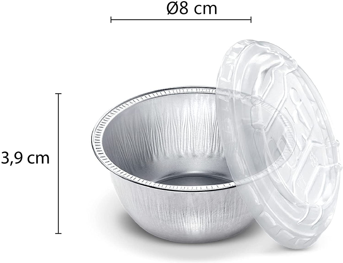 Cuki Vaschetta in Alluminio, Grigio, Monoporzione