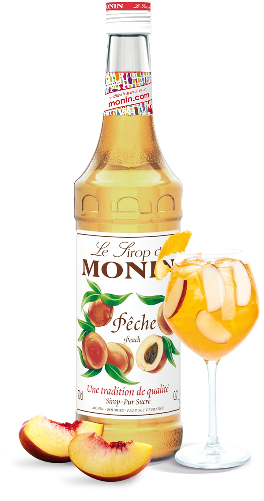 Monin Premium Peach Syrup 700 ml