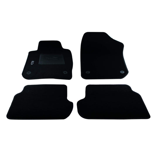 Bottari 39088 Set Tappeti Auto su Misura in Moquette per Seat Modello Ibiza produzione dal 2008 ad oggi , Nero, 4 Pezzi