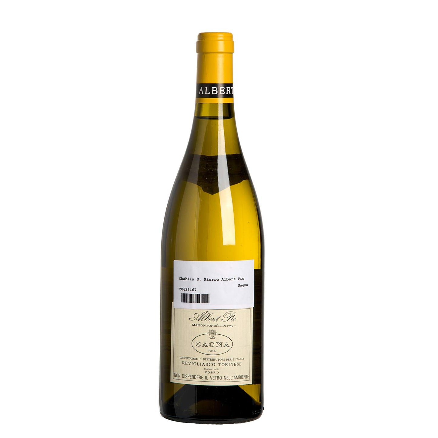 Sagna Chablis Saint Pierre Albert Pic, 75cl
