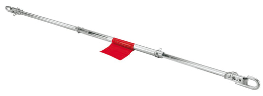 Bottari 28016 Barra Traino per Auto 186cm, Portata Max. 2000kg, con Bandiera di Segnalazione