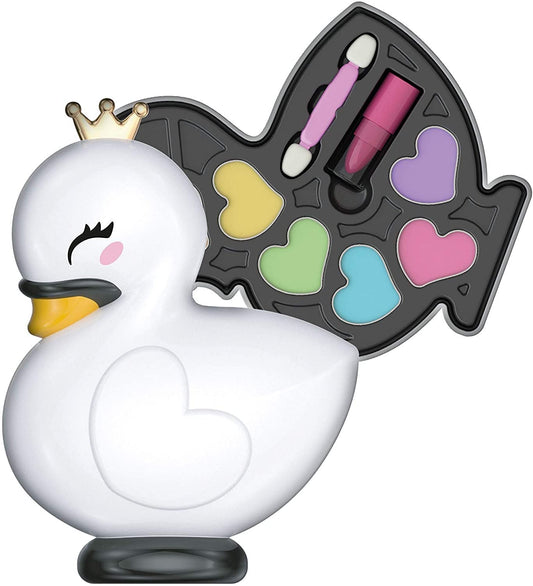 Clementoni Crazy Chic - Lovely Make Up Cigno, Cofanetto Trucchi Bambine 6+ Anni, Trousse Portatile con Set Cosmetici Sicuri per Bambine, Idea Regalo Collezionabile, 18632