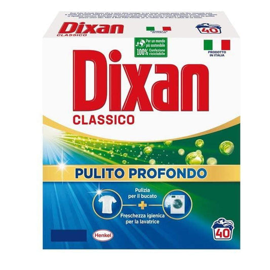 Dixan Detersivo Lavatrice In Polvere Classico 40 Misurini, 2200g