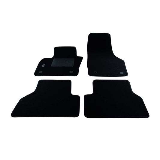 Bottari 39028 Set Tappeti Auto su Misura in Moquette per Modello Q3 , Nero, 4 Pezzi