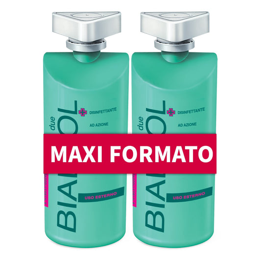 Bialcol Due, Disinfettante cutaneo ad azione battericida, Presidio Medico Chirurgico, per uso esterno - Pack due confezioni (2X400ml)