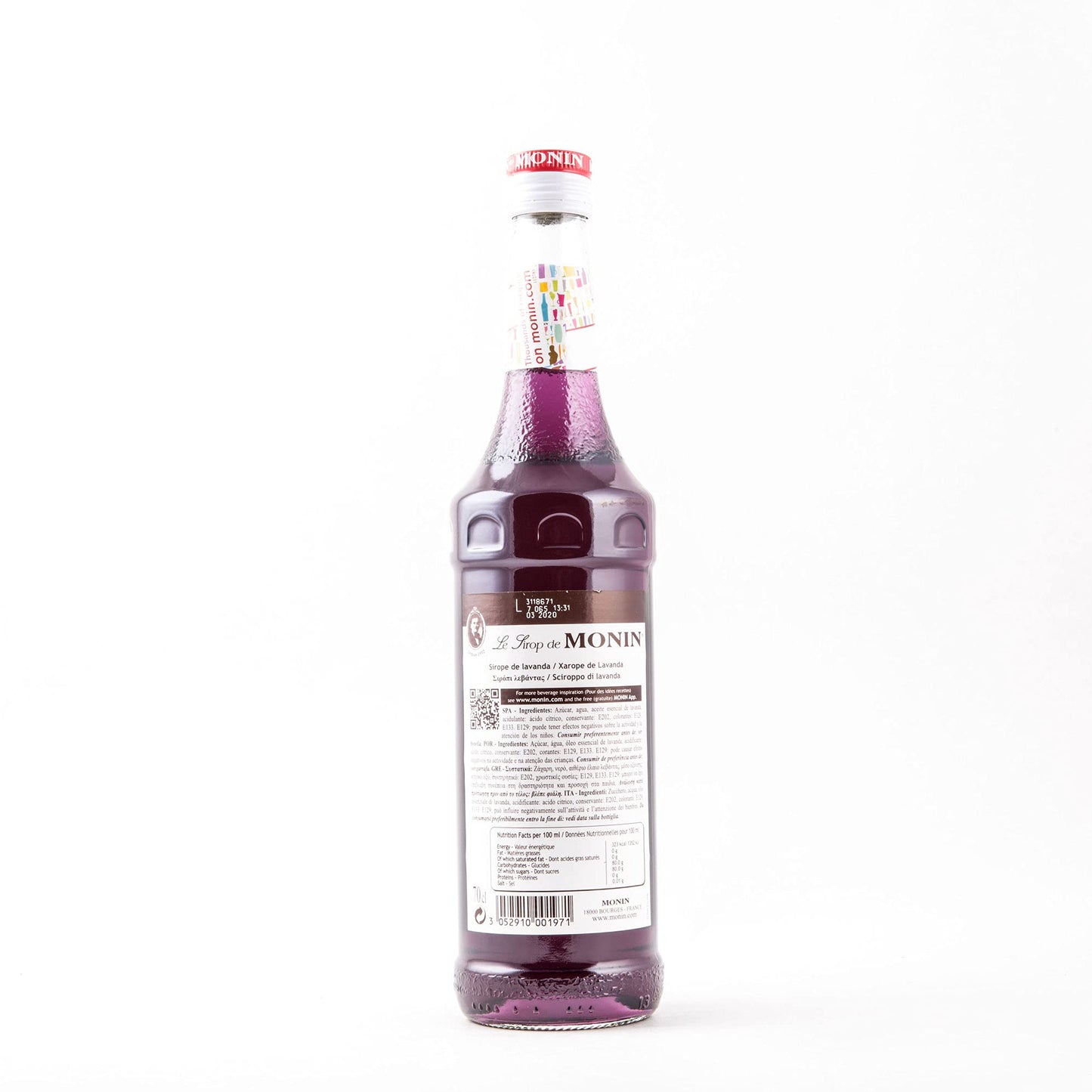 Sciroppo per Cocktail e dolci Monin gusto Lavanda 70 cl