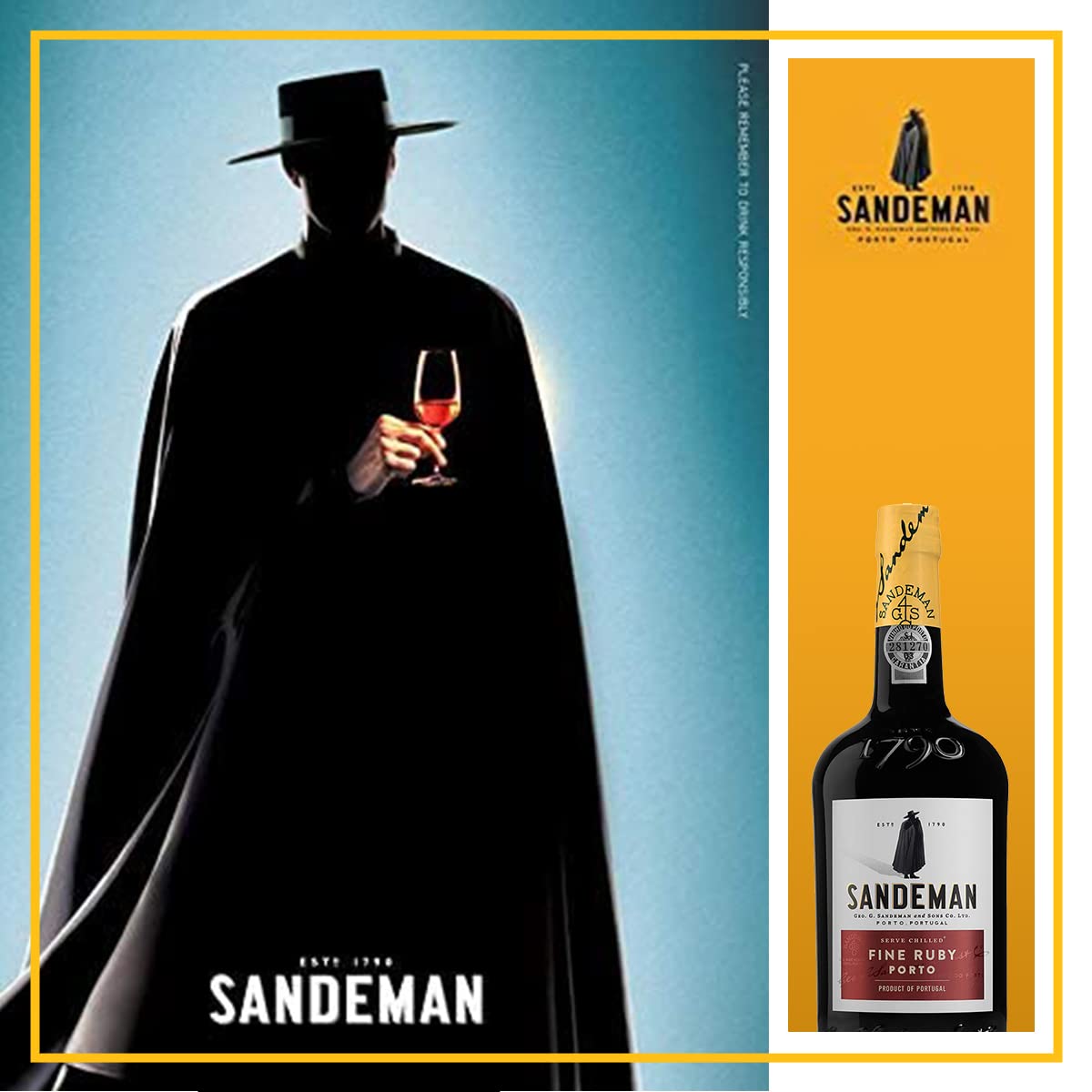 Sandeman FINE RUBY Porto 19,5% Vol. 0,75l