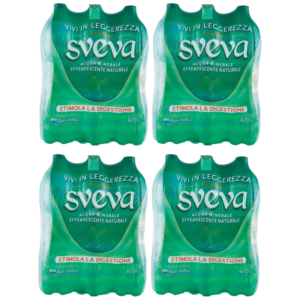 Sveva Acqua Frizzante 24 Bottiglie Da 1.5 Litri