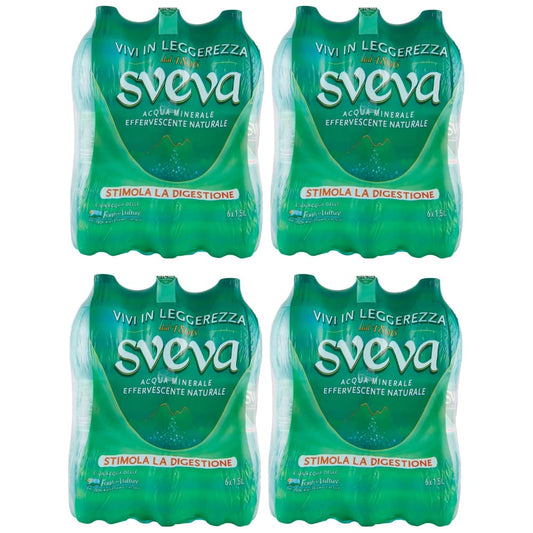 Sveva Acqua Frizzante 24 Bottiglie Da 1.5 Litri