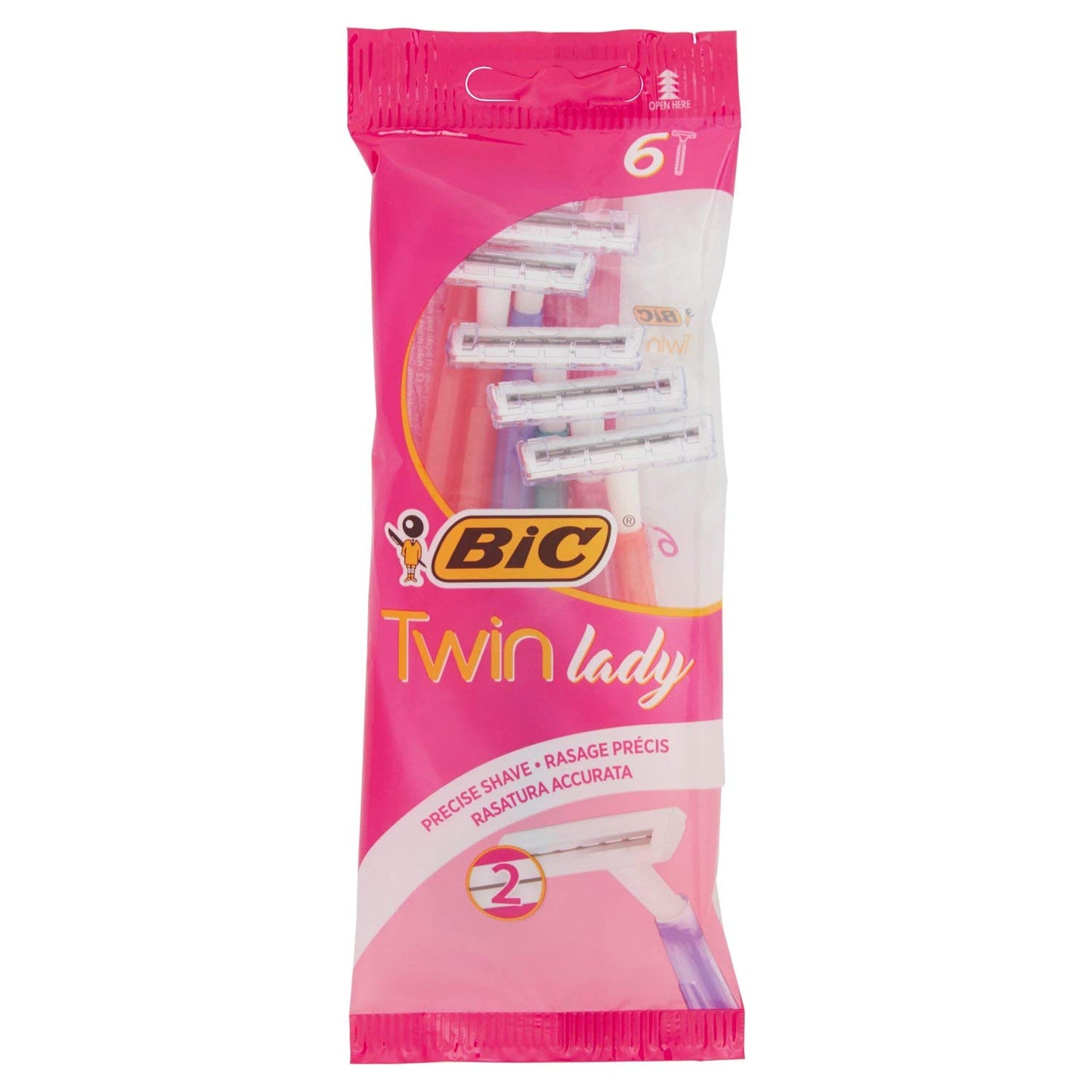 BIC RASOIO TWIN LADY 6 PEZZI USA E GETTA